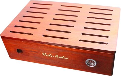 هيكل احترافي لاستوديو الصوت من جانب واحد لتبديد الحرارة، هيكل إمداد مضخم الطاقة DIY PSU Preamp Amp Enclosure Headphone Case Desk AmplifyBox HiFi in Kuwait