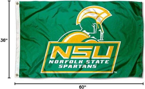 راية علم ولاية نورفولك NSU سبارتانز، مقاس 3×5 in Kuwait