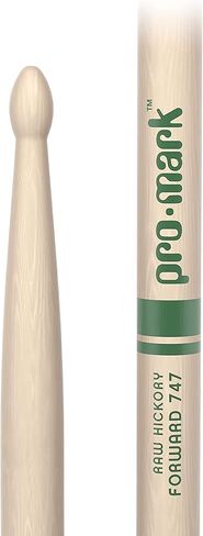 ProMark Classic Forward 747 Raw Hickory Drumsticks, Oval Wood Tip (2 Pack) in Saudi Arabia
