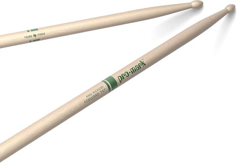 ProMark Classic Forward 747 Raw Hickory Drumsticks, Oval Wood Tip (2 Pack) in Saudi Arabia