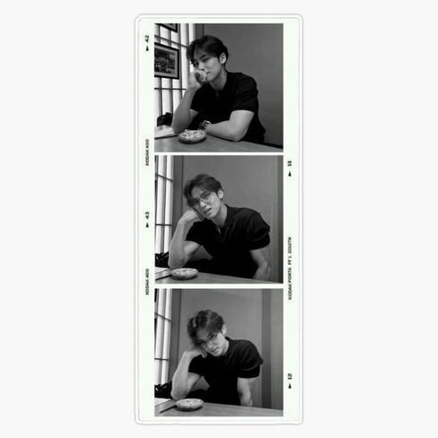 Seventeen Mingyu Photobooth Sticker Vinyl Waterproof Sticker Decal Car Laptop Wall Window Bumper Sticker 5" in Saudi Arabia