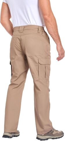 Work Cargo Pants for Men, Tactical Ripstop Pants with 10 Pockets, Hiking Water Resistant Lightweight in Saudi Arabia