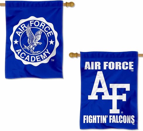 علم لافتة منزل مزدوجة الجوانب من أكاديمية Air Force Falcons in Saudi Arabia