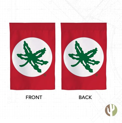 Desert Cactus The Ohio State University TOSU Garden Flag – 19 x 12 inch Ohio State Buckeyes Banner, For Outdoor Display and Events (Design K) in Saudi Arabia