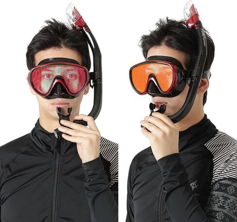 TUSA Sport UC-0118 Serene Adult Single-Window Mask & Dry Snorkel Set in Saudi Arabia