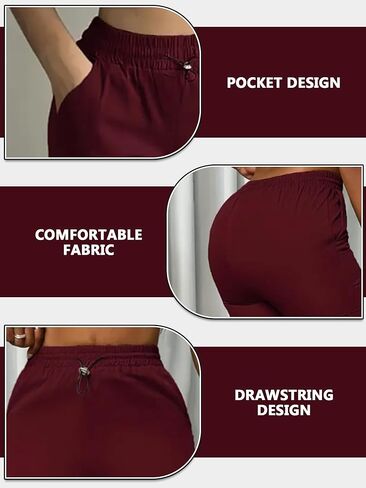 Womens Capris with Pockets Fit Capri Pants Dressy Lightweight Ladies Pants for Hiking in Saudi Arabia