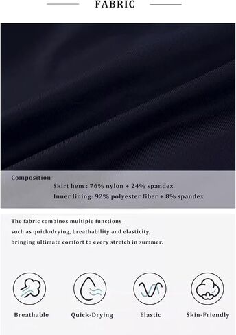 Women's Athletic Skort 5" Quick-Dry with Pockets, High Waist Tummy Control for Running Tennis Workout in Saudi Arabia