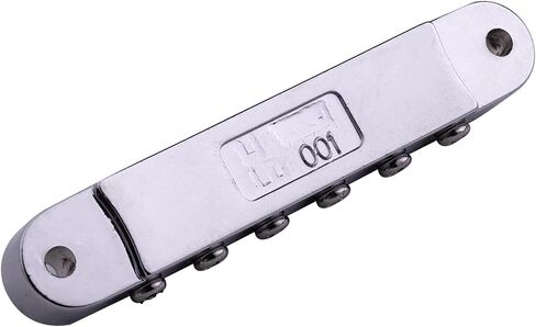 Tune-O-Matic جسر دوار مع مجموعة ترصيع بديلة لـ Les Paul/SG/ES-335 (كروم) in Kuwait