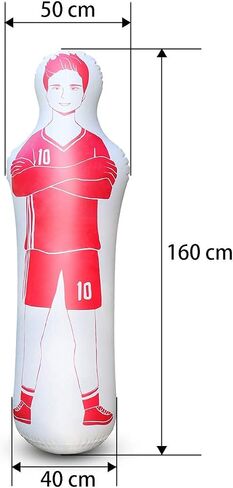 Inflatable Soccer Dummy Goalkeepr Air Mannequin Free Kick Wall Goalkeeper Defender Training in Saudi Arabia