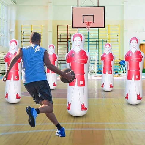 Inflatable Soccer Dummy Goalkeepr Air Mannequin Free Kick Wall Goalkeeper Defender Training in Saudi Arabia