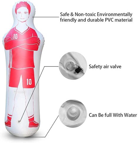 Inflatable Soccer Dummy Goalkeepr Air Mannequin Free Kick Wall Goalkeeper Defender Training in Saudi Arabia