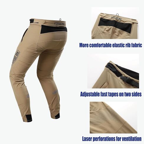 سراويل FORBEMK للرجال لركوب الدراجات الجبلية لركوب الدراجات الجبلية، سريعة الجفاف وخفيفة الوزن وقابلة للتنفس BMX Downhill Bike Pants in Kuwait