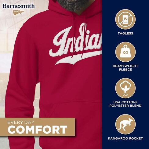 Barnesmith NCAA Unisex Hooded Sweatshirt, Veritas Logo in Tackle Twill Applique in Kuwait