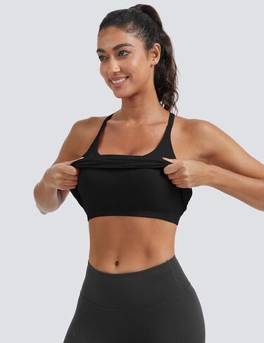 MathCat Seamless Workout Tank Tops for Women with Built in Bra, Spaghetti Strap Ribbed Athletic Strappy Back Yoga Shirts in Saudi Arabia