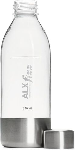 | زجاجة بلاستيكية ALXfizz سعة 21.98 أونصة سائلة لتغويز المياه | المتانة وقابلية النقل | خالية من مادة BPA | لا روائح أو نكهات | متوافق مع أجهزة غاز ALXfizz in Saudi Arabia