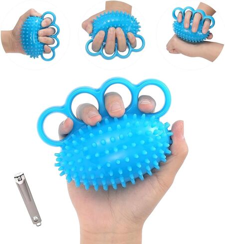 Stress Balls for Adults, Hand Grip Strength Trainer, Squeeze Balls for Hand Therapy - Pain Relief & Improve Flexibility, Hand Strengthening Devices Hand Exercisers for Strength Resistance Trainer in Saudi Arabia