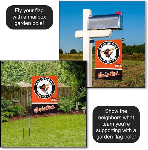 Baltimore Orioles Retro Vintage Throwback Double Sided Garden Flag in Saudi Arabia