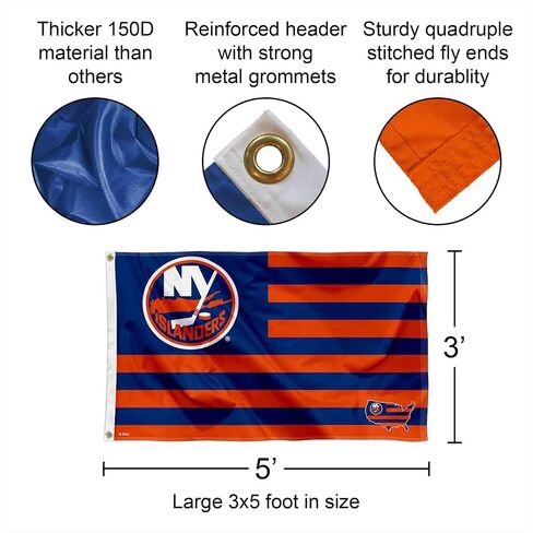 WinCraft New York Islanders American Nation 3x5 Flag in Saudi Arabia