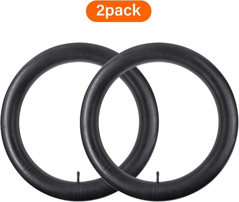 ADDMOTOR 20x4 1/2PCS Inner Tube for Fat Tire Bicycle, Heavy Duty Bicycle Tube with Schrader Valve, Bike Tube Replacement for Road/MTB/Ebike Latex Rubber Odor-Free in Kuwait
