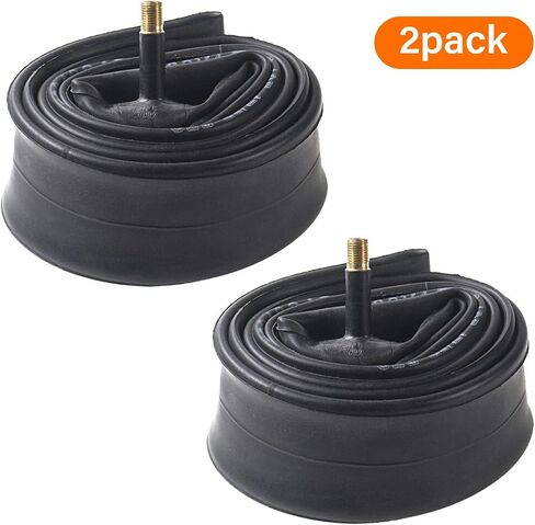 ADDMOTOR 20x4 1/2PCS Inner Tube for Fat Tire Bicycle, Heavy Duty Bicycle Tube with Schrader Valve, Bike Tube Replacement for Road/MTB/Ebike Latex Rubber Odor-Free in Kuwait