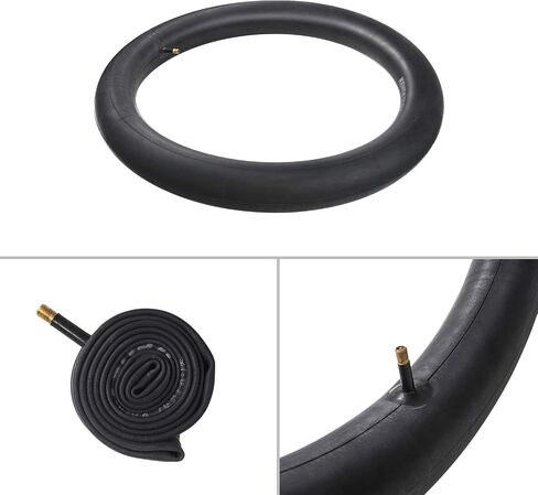 ADDMOTOR 20x4 1/2PCS Inner Tube for Fat Tire Bicycle, Heavy Duty Bicycle Tube with Schrader Valve, Bike Tube Replacement for Road/MTB/Ebike Latex Rubber Odor-Free in Kuwait