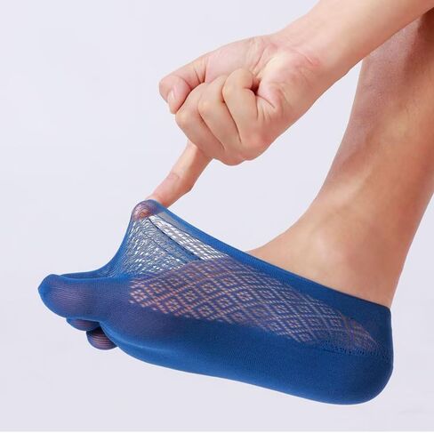 Unisex Non-Slip Grip Toe Socks 2-Pack - Gripper Socks for Yoga, Pilates & Workout in Saudi Arabia