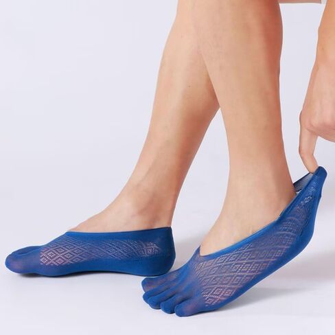 Unisex Non-Slip Grip Toe Socks 2-Pack - Gripper Socks for Yoga, Pilates & Workout in Saudi Arabia