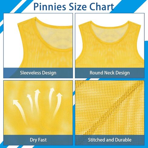 PEASUG Pinnies، Pinnies كرة القدم، شبكة ممارسة جيرسي مشاجرة سترة فريق كرة القدم البنسات للرياضة الكبار / الشباب الأطفال in Kuwait