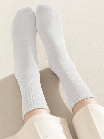 3 Pairs Adorable Women's Knitted Socks, Casual Cotton Sports Socks, Comfort Breathable, Fashion Clothing Gift, Autumn Style in Saudi Arabia