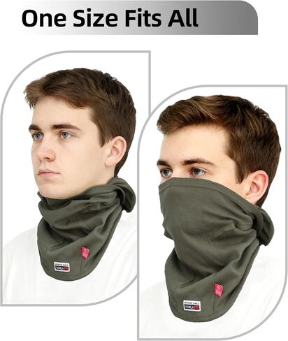 TICOMELA FR Face Mask Balaclava Flame Resistant Hood CAT2 Arc Rated | Welding Safety Cover Hood, One Size Protective Workwear in Saudi Arabia