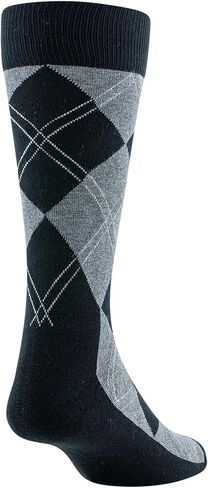 GOLDTOE mens Comfort Cushion Argyle Crew Socks, 3-pairs in Saudi Arabia