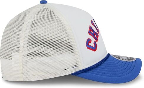 New Era MLB Chrome Arch 9FORTY M-Crown A-Frame Trucker Mesh Adjustable Snapback Hat One Size Fits All in Kuwait
