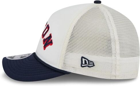 New Era MLB Chrome Arch 9FORTY M-Crown A-Frame Trucker Mesh Adjustable Snapback Hat One Size Fits All in Saudi Arabia
