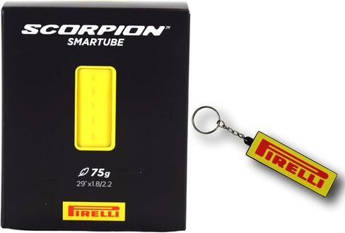 Pirelli Scorpion SmarTUBE 46/58-622, Presta 42mm Valve - Ultimate Puncture Resistance, Low Weight, Adventure Cycling Essentials - Bicycle Tire Tube w/Keychain in Saudi Arabia