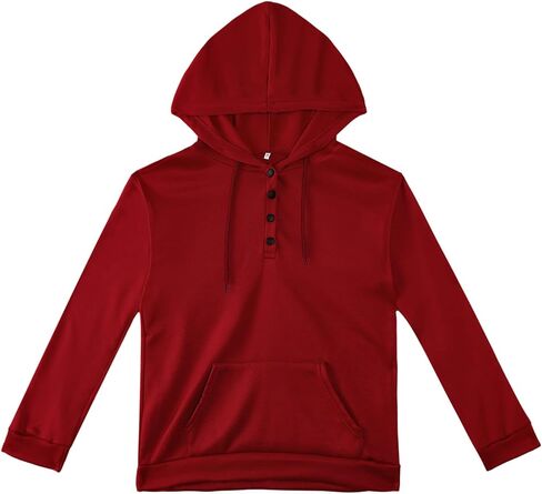 Women's Pullover Hoodie with Pockets - Drawstring Casual Long Sleeve Comfort Soft Sweatshirt in Saudi Arabia
