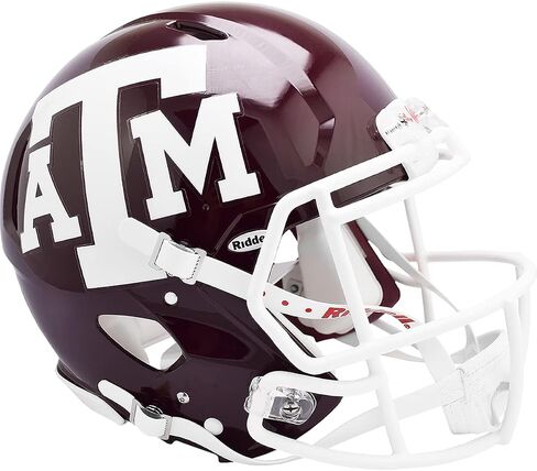 خوذة كرة القدم الأصلية ذات السرعة الكاملة من NCAA Texas A&M in Saudi Arabia