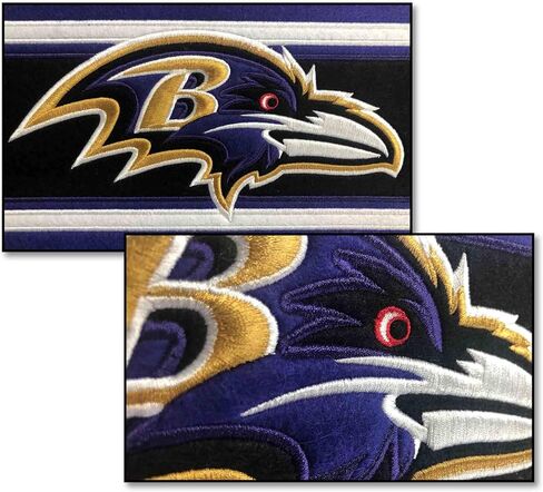 راية WinCraft Baltimore Ravens المطرزة والمخيطة in Saudi Arabia