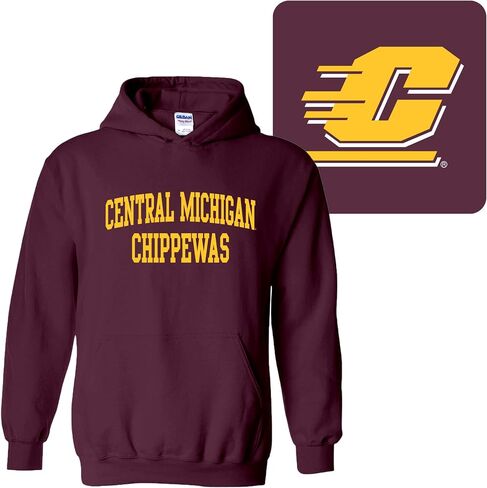 تي شيرت UGP Campus Apparel للسيدات Iowa Hawkeyes أسود طويل الأكمام بغطاء للرأس - Tigerhawk وScript Hawkeyes باللون الذهبي اللامع in Kuwait