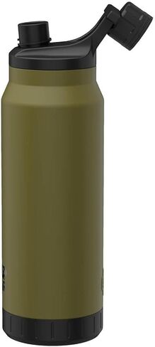 سلسلة WYLD GEAR Mag - زجاجة مياه من الفولاذ المقاوم للصدأ مع غطاء مغناطيسي - 34oz OD أخضر in Kuwait