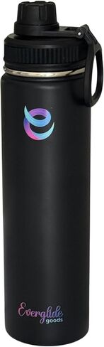 24oz Stainless Steel Water Bottle – Vacuum Insulated, Leak-Proof, Wide Mouth – Keeps Drinks Cold & Hot for 12 Hours – Perfect for Gym, Sports, and Outdoors (Wine Red) in Saudi Arabia