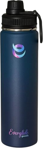 24oz Stainless Steel Water Bottle – Vacuum Insulated, Leak-Proof, Wide Mouth – Keeps Drinks Cold & Hot for 12 Hours – Perfect for Gym, Sports, and Outdoors (Wine Red) in Saudi Arabia