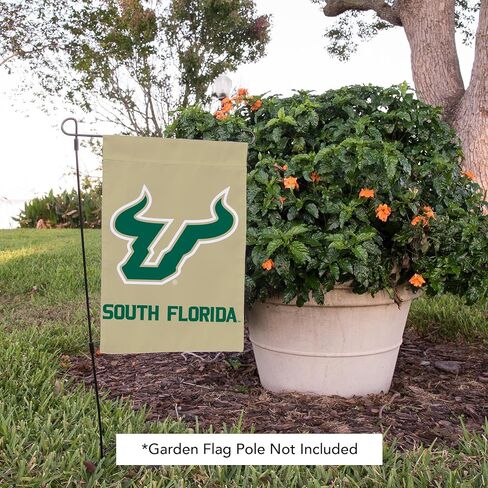 Desert Cactus University of South Florida USF Garden Flag – 19 x 12 inch South Florida Bulls Banner, For Outdoor Display and Events (Design C) in Saudi Arabia