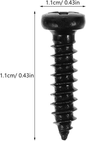 Healifty 50Pcs Guitar Tuner Screws 0.43 Inch Metal Tuning Peg Screws for Electric Acoustic Bass Guitar Machine Heads Replacement Hardware in Saudi Arabia