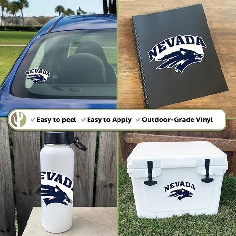 Desert Cactus University of Nevada Reno UNR Wolf Pack Vinyl Decal Laptop Water Bottle Car Scrapbook Sticker (IND 00001a) in Saudi Arabia