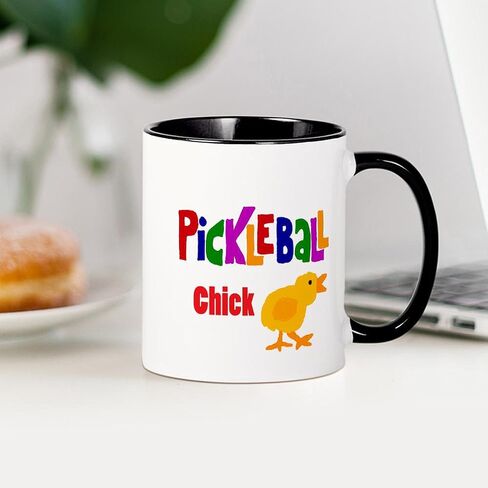 كوب CafePress Pickleball تعريف 11 أونصة (325 مل) كوب قهوة من السيراميك in Kuwait