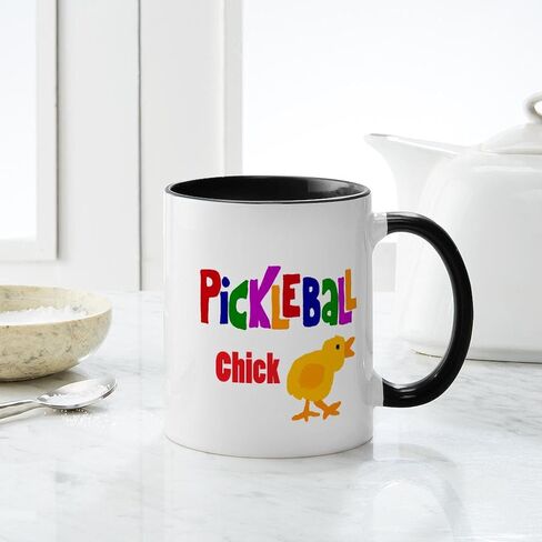 كوب CafePress Pickleball تعريف 11 أونصة (325 مل) كوب قهوة من السيراميك in Kuwait