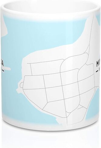 كوب مينوكوا، ويسكونسن، خريطة WI (11 أونصة) in Kuwait