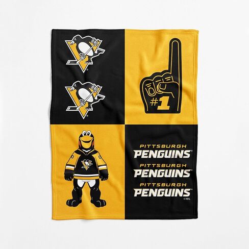NHL Officially Licensed Baby Swaddle Blanket, 40 x 50 in, Soft Lightweight Polyester, Domino Design in Saudi Arabia