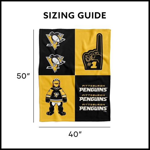 NHL Officially Licensed Baby Swaddle Blanket, 40 x 50 in, Soft Lightweight Polyester, Domino Design in Saudi Arabia
