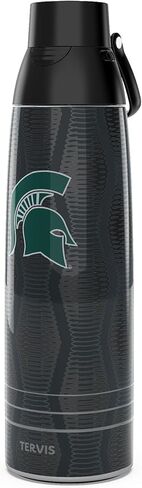 زجاجة مياه Tervis Venture Michigan State Spartans - كوب سفر معزول ثلاثي الجدران بأقصى سرعة يحافظ على المشروبات باردة وساخنة، 36oz، من الفولاذ المقاوم للصدأ in Kuwait